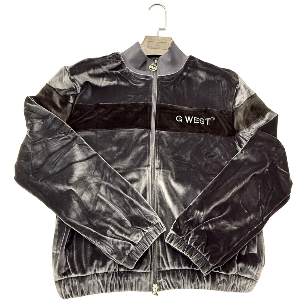 🔥🔥 G WEST Velour Zip-Up Jacket Combo Set – Size Small – NWT